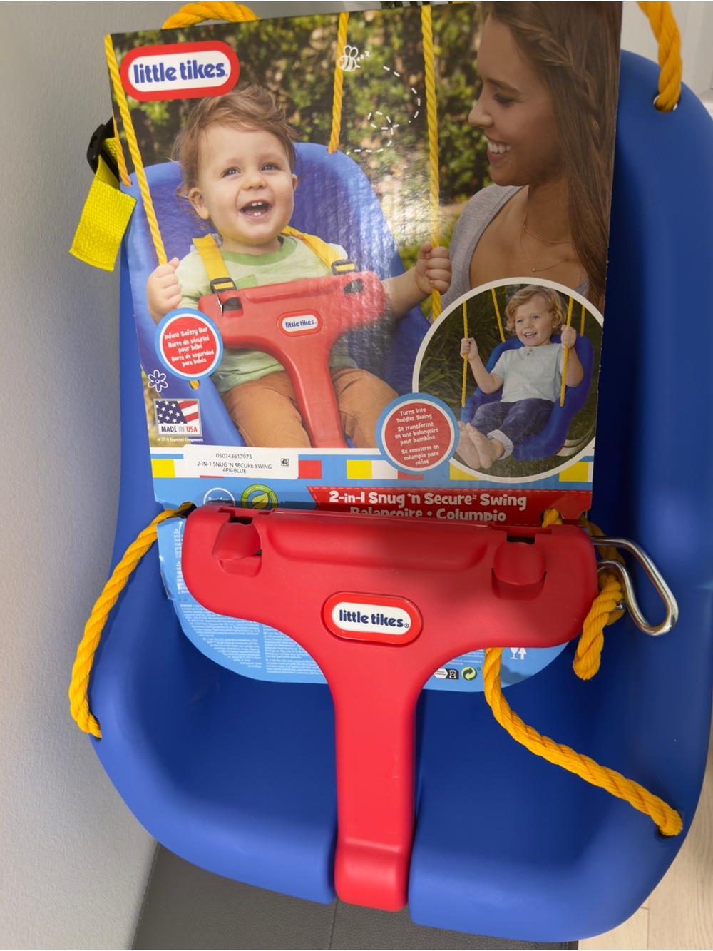 Little Tikes 2-in-1 Snug 'n Secure Toddler Swing - Brand New
